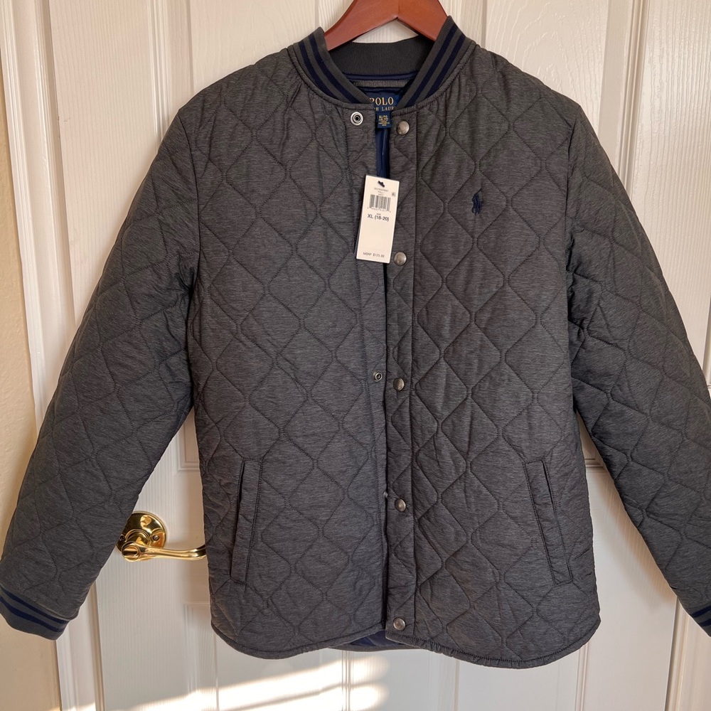 Polo by Ralph Lauren Gray Quilted Jacket